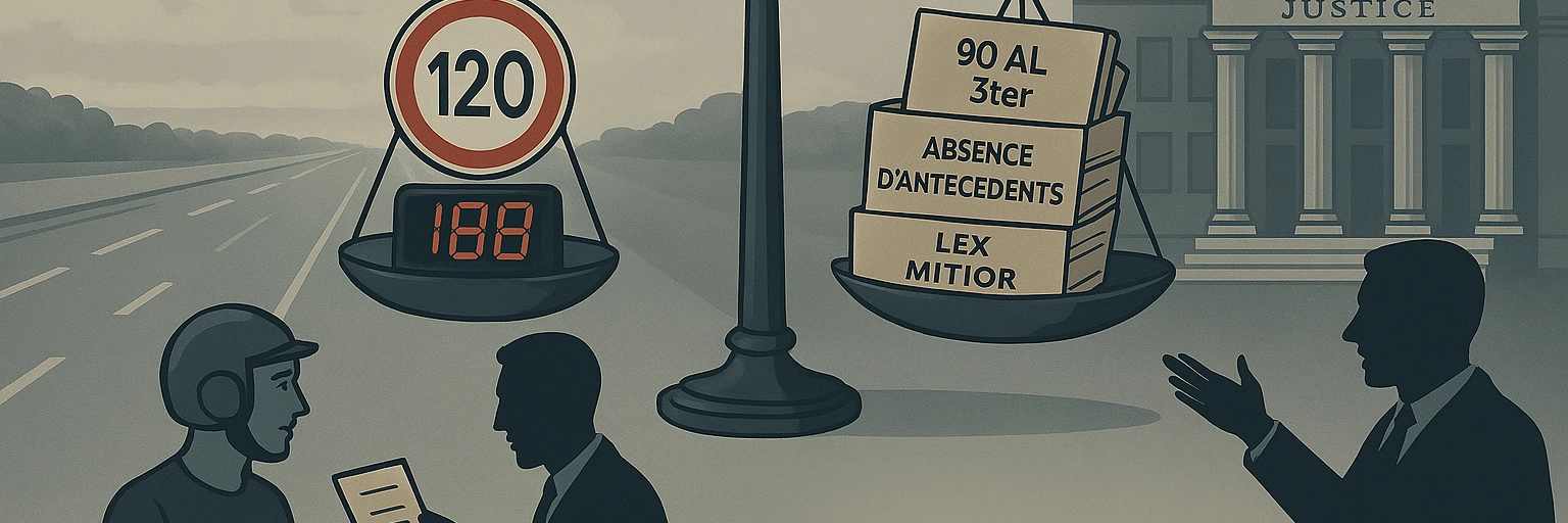 lex mitior LCR jurisprudence récente